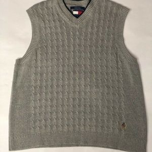 VTG Tommy Hilfiger Mens Gray Vest Size(L)